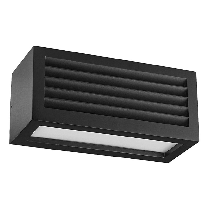 Prezent 31316 - Āra sienas lampa SUEZ 1xE27/18W/230V IP44 melna