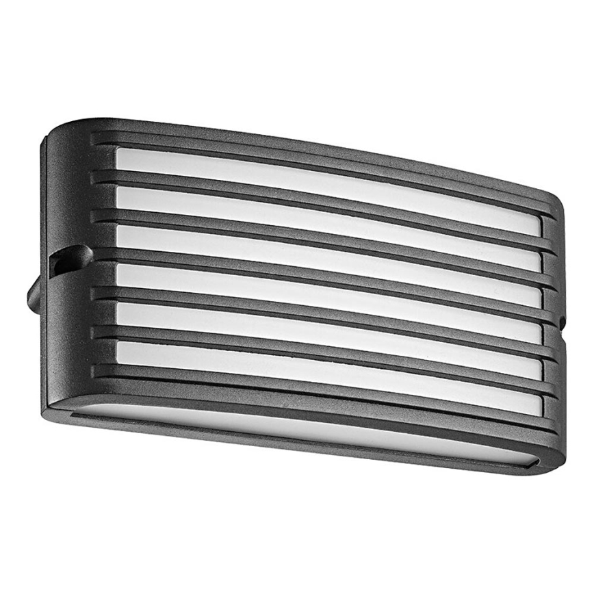 Prezent 31317 - LED Āra sienas lampa PLUTO LED/9W/230V IP54 melna