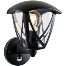 Prezent 39041 - Āra sienas lampa ar sensoru SPLIT 1xE27/40W/230V