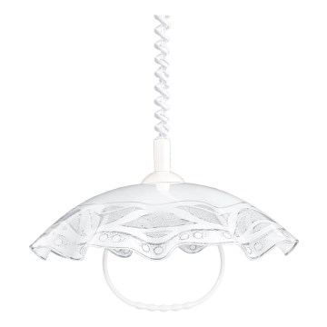 Prezent 44 - Nolaižama lustra LYRA GLASS 1xE27/60W/230V