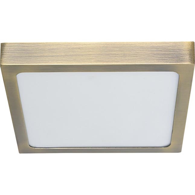 Prezent 49062 - LED Griestu lampa LENYS LED/9W/230V 4000K 12x12 cm misiņš