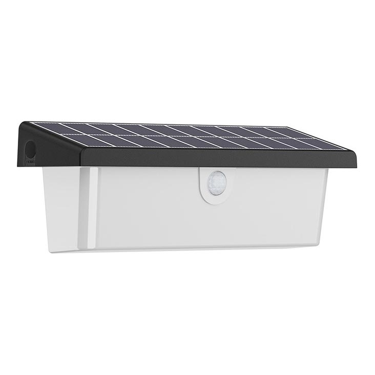 Prezent 65282 - LED Saules enerģijas sienas lampa ar sensoru ALEA LED/8W/3,7V IP65 2220 mAh