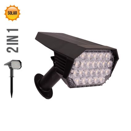 Prezent 65285 - LED Saules enerģijas lampa 2in1 FOLD LED/4,8W/3,7V IP65 1200 mAh