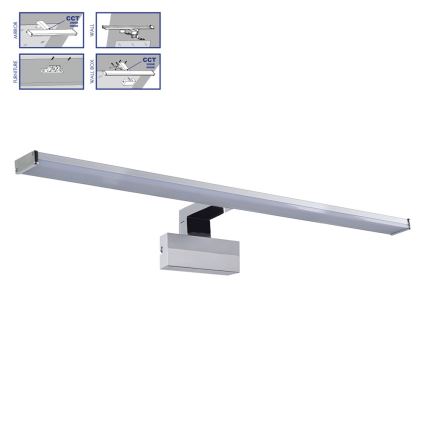 Prezent 70228 - LED Vannas istabas spoguļa apgaismojums TREMOLO PLUS LED/12W/230V IP44 3000/4000K 78 cm