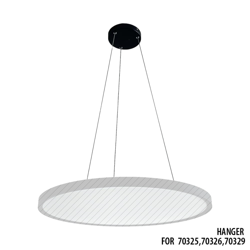 Prezent 70330 - Strāvas vads ar 3 auklām TRIMO 15x100 cm melna