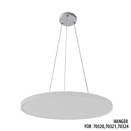 Prezent 70331 - Strāvas vads ar 3 auklām TRIMO 15x100 cm balta