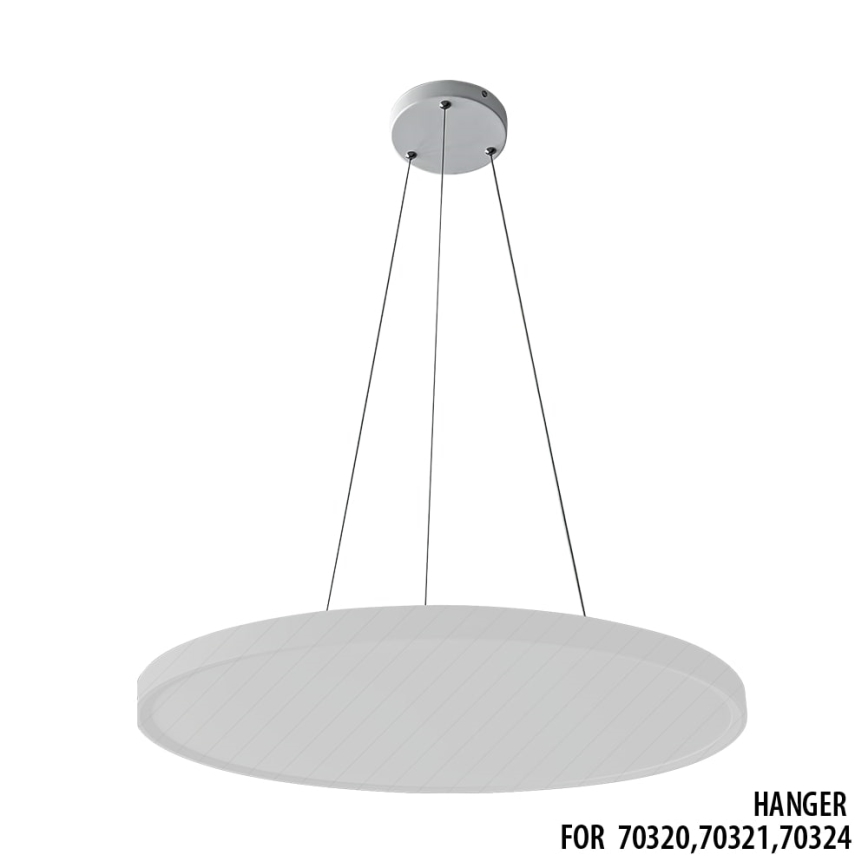 Prezent 70331 - Strāvas vads ar 3 auklām TRIMO 15x100 cm balta