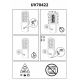 Prezent 70422 - Pārvietojama dezinfekcijas lampa UVC/2,5W/5V USB