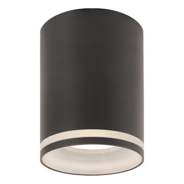 Prezent 71113 - virziena gaismeklis SAUL, 1xGU10/50W/230V, diametrs 7 cm, melns