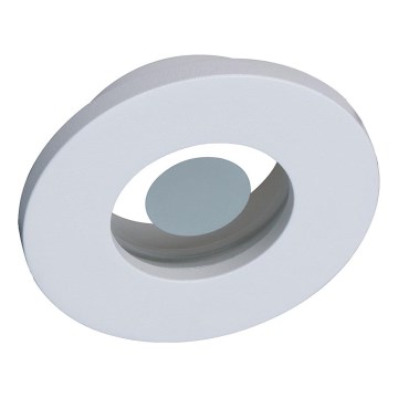 Prezent 71114 - Iebūvējams vannas istabas griestu gaismeklis FAY 1xGU10/50W/230V Ø 8,5 cm IP44 balts