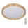 Prezent 71330 - LED regulējams griestu gaismeklis WOODEN LED/33W/230V 3000-6500K ar tālvadības pulti