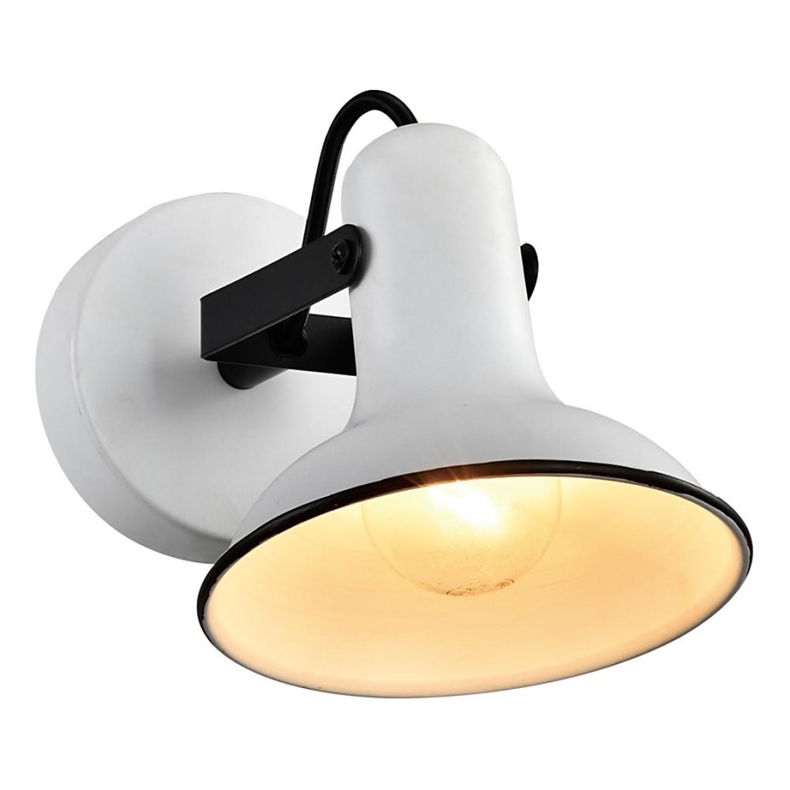 Prezent 75473 - Sienas starmetis ANDORA 1xE14/40W/230V balta