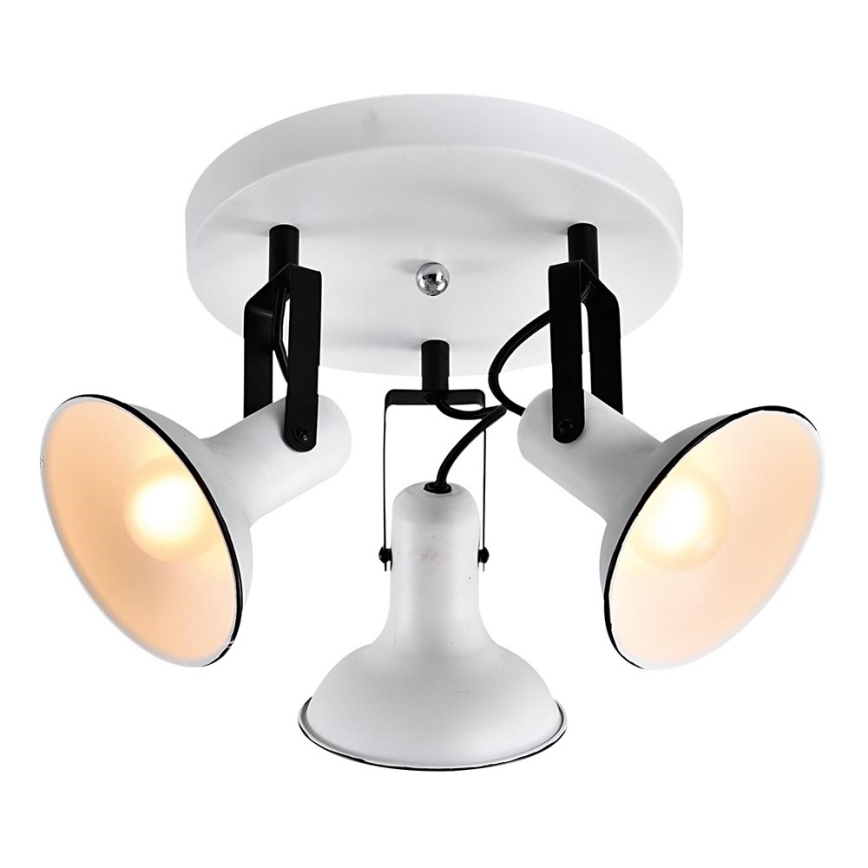 Prezent 75475 - Starmetis ANDORA 3xE14/40W/230V balta