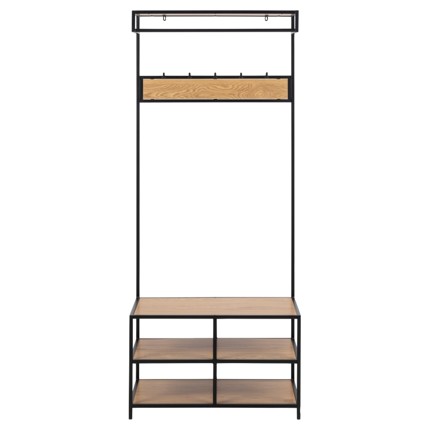 Priekšnama siena SARON ozols/melns