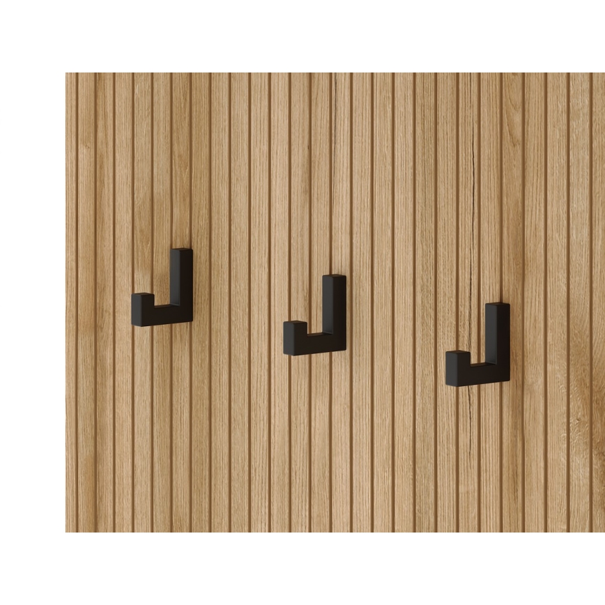 Priekšnama sienas elements ar spoguli SVEN — brūns/grafīts