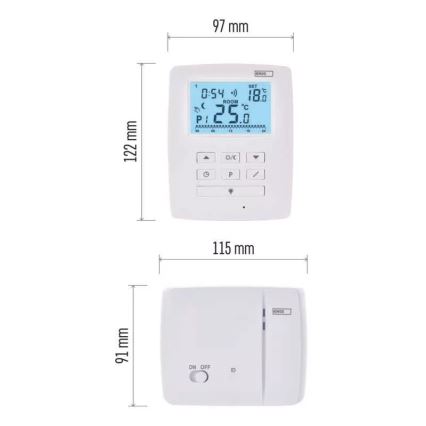 Programmējams termostats 230V