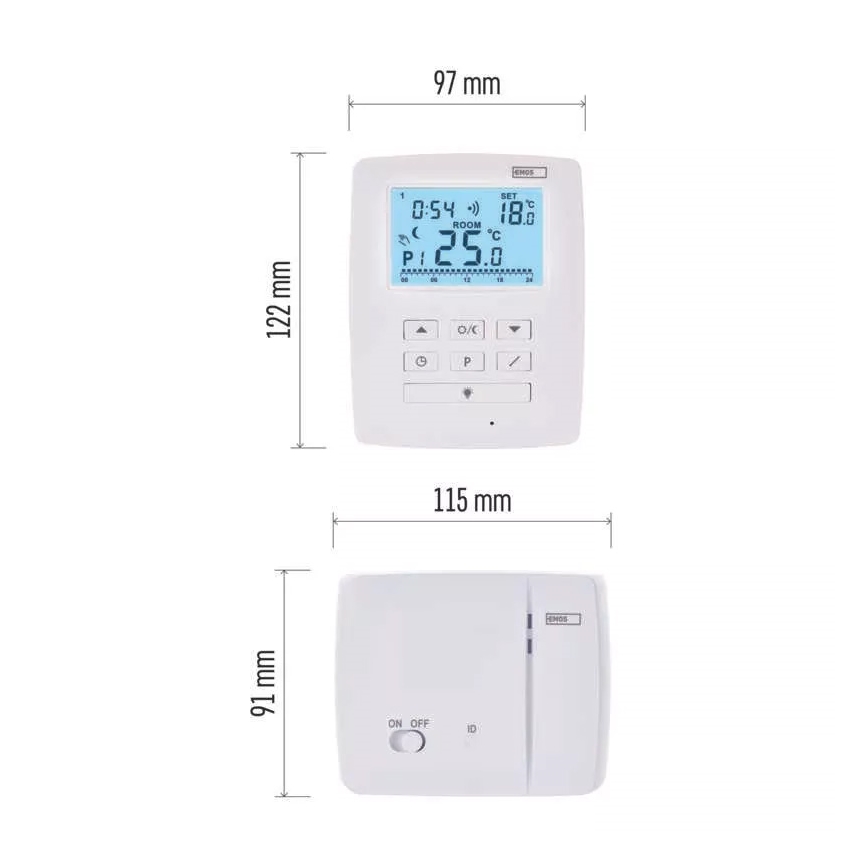 Programmējams termostats 230V