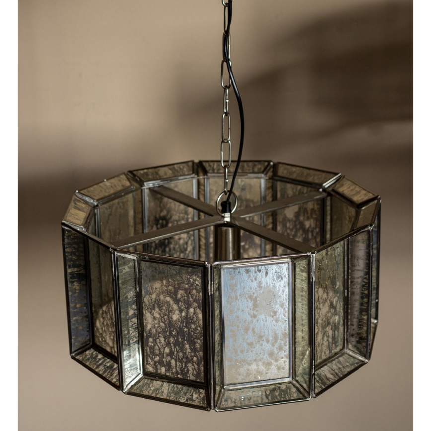 PTMD - Lustra ar ķēdi ANTIQUE 1xE27/40W/230V Ø 46 cm