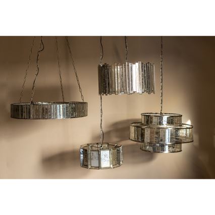 PTMD - Lustra ar ķēdi ANTIQUE 1xE27/40W/230V Ø 46 cm