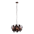 PTMD - Lustra ar ķēdi MARXY 1xE27/40W/230V Ø 60 cm