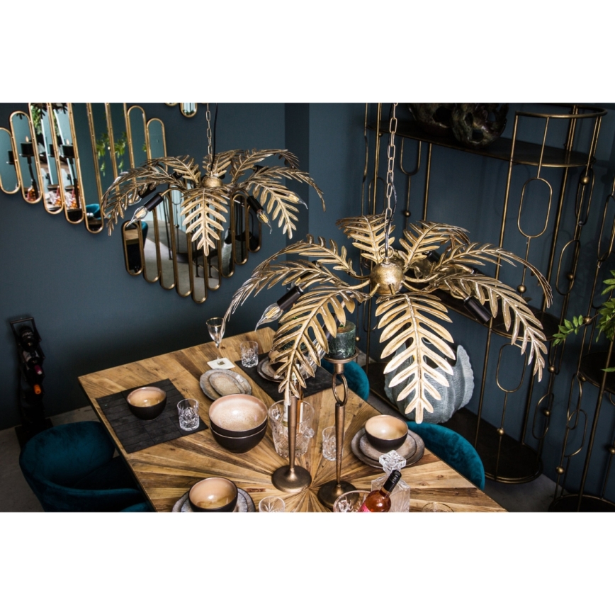 PTMD - Lustra MOIRA ar ķēdi 1xE27/40W/230V Ø 77 cm