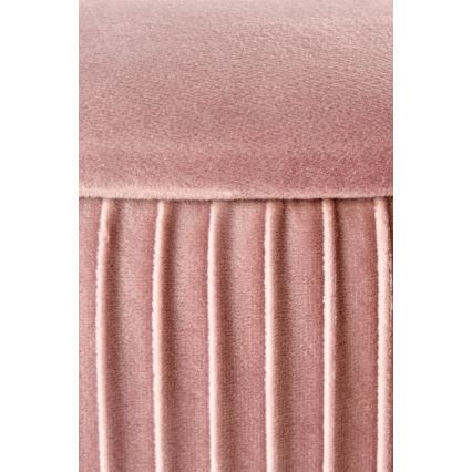 Pufs CRICKET, diametrs 40 cm, rozā
