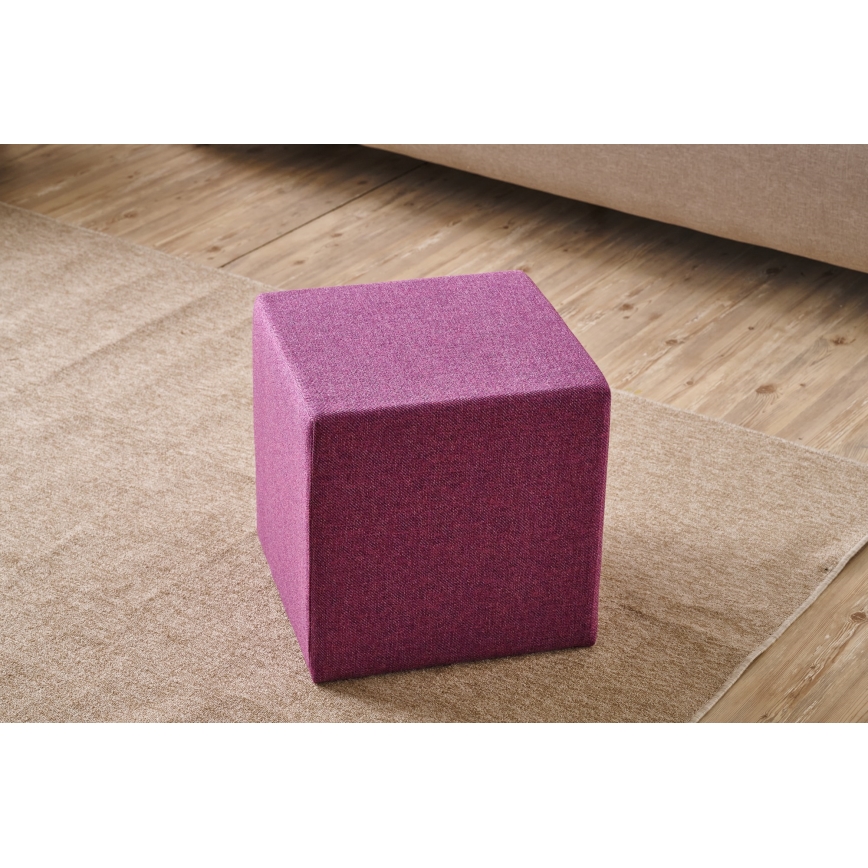 Pufs CUBI 40x40 cm rozā