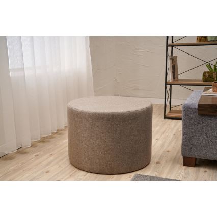 Pufs RABO Ø 58 cm brūns