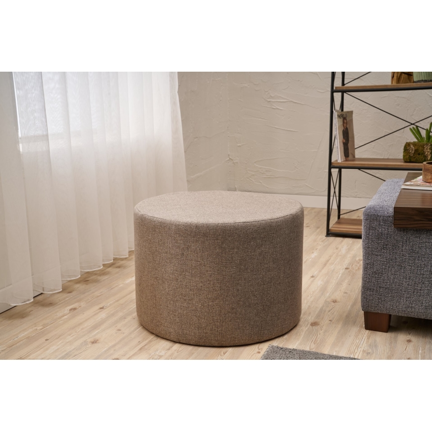 Pufs RABO Ø 58 cm brūns