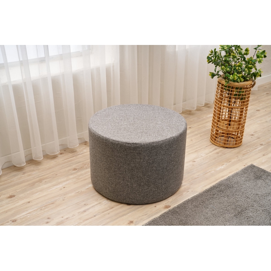 Pufs RABO Ø 58 cm, pelēks