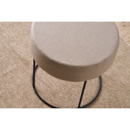 Pufs RELO Ø 40 cm, bēšs