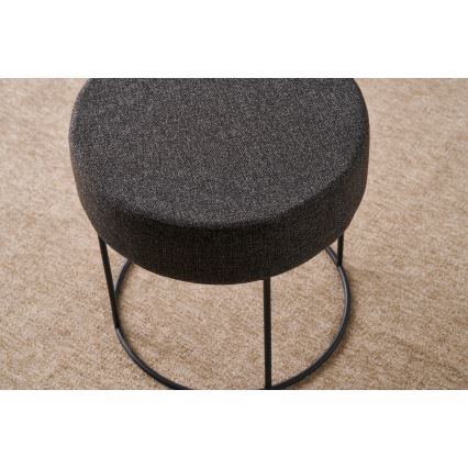 Pufs RELO Ø 40 cm tumši brūns