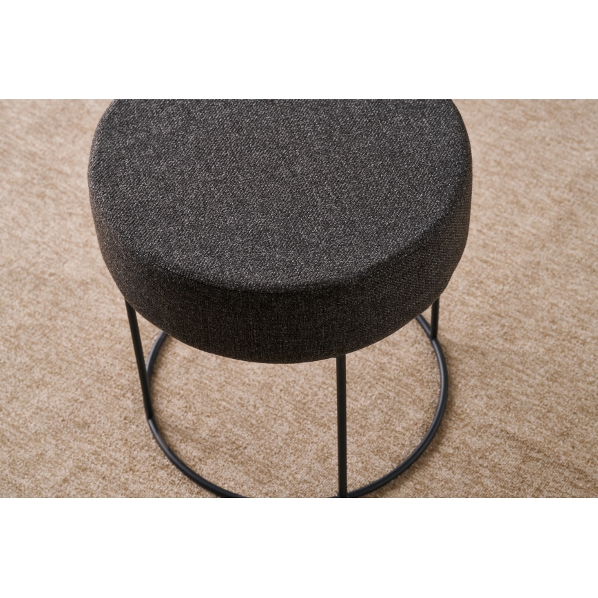 Pufs RELO Ø 40 cm tumši brūns