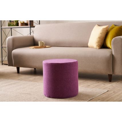 Pufs RONDO, diam. 40 cm, rozā