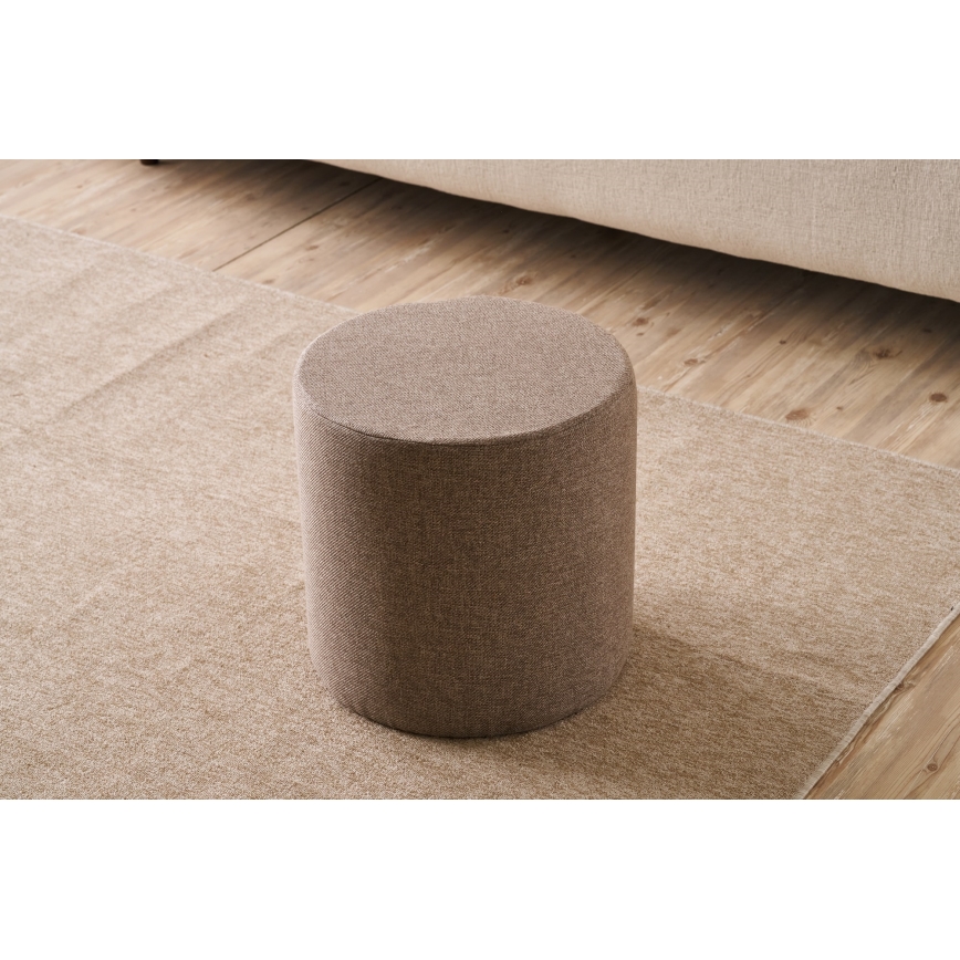 Pufs RONDO, Ø 40 cm, brūns