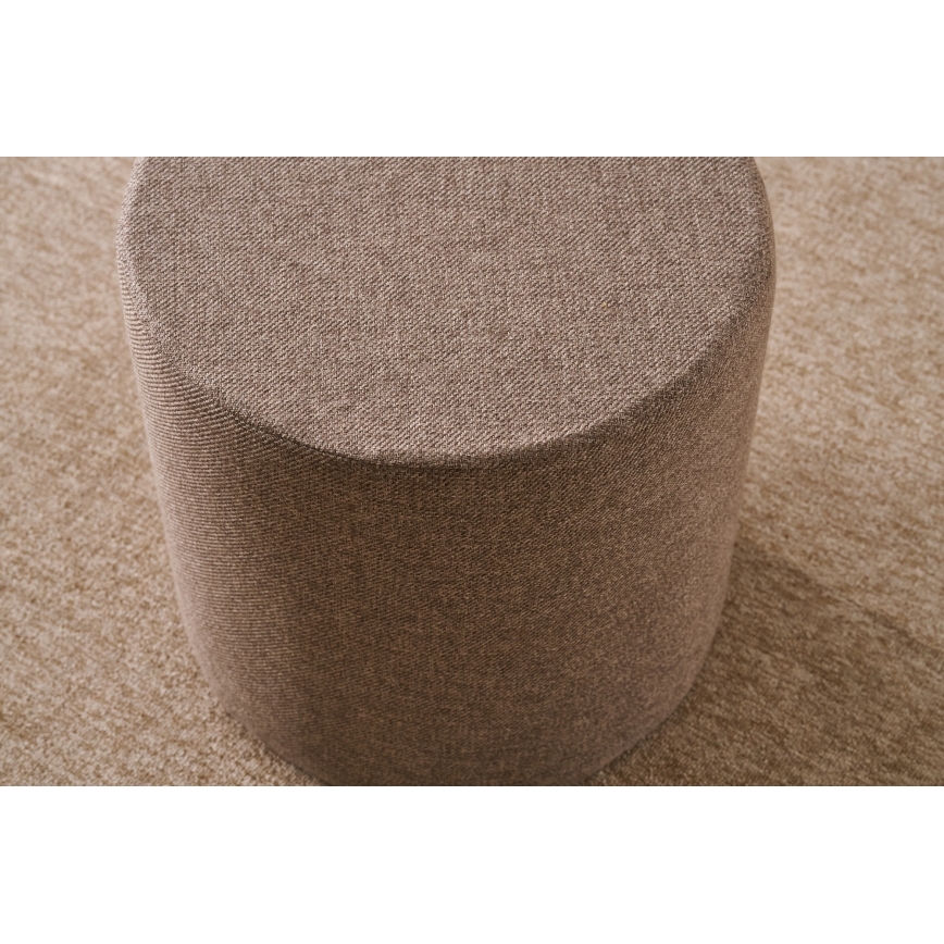 Pufs RONDO, Ø 40 cm, brūns