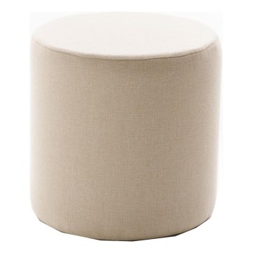 Pufs RONDO Ø 40 cm, krēmkrāsas