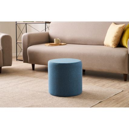 Pufs RONDO Ø 40 cm zils