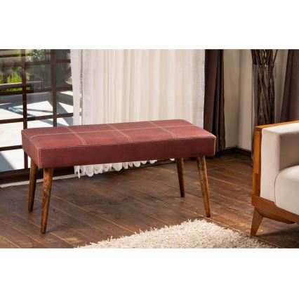 Pufs VITO 46x92 cm sarkans