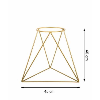 Puķu podu statīvs TRIANGL 40x45 cm zelta