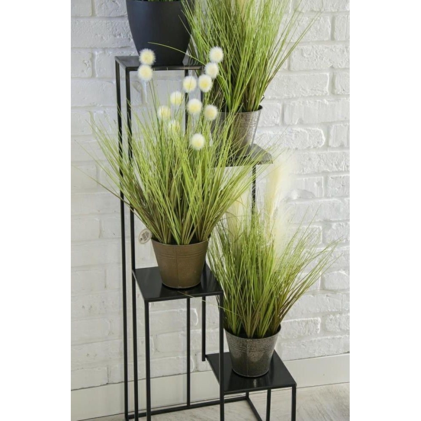 Puķu statīvs 110x40 cm melns