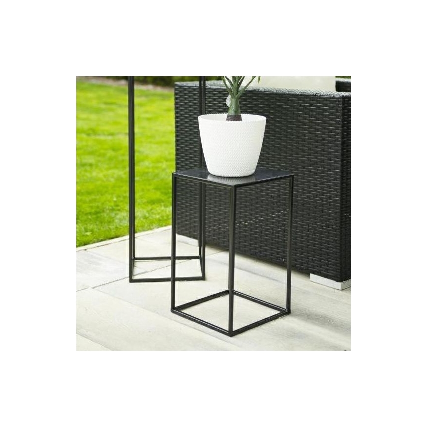 Puķu statīvs 40x24 cm melns