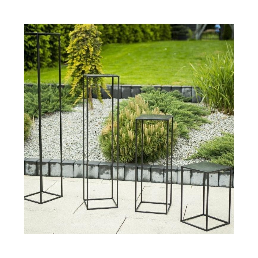 Puķu statīvs 40x24 cm melns