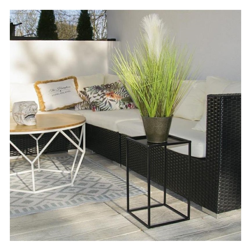 Puķu statīvs 40x24 cm melns