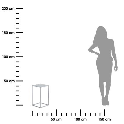 Puķu statīvs 40x24 cm pelēka