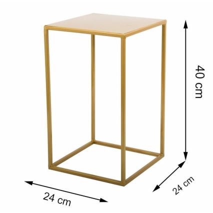 Puķu statīvs 40x24 cm zelta