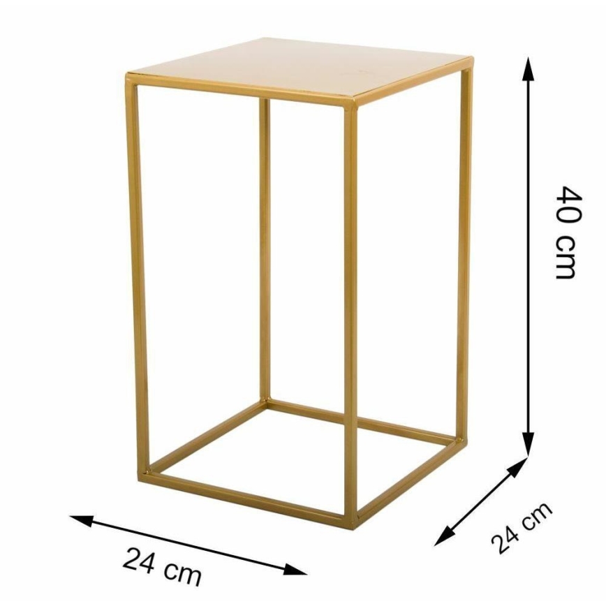 Puķu statīvs 40x24 cm zelta