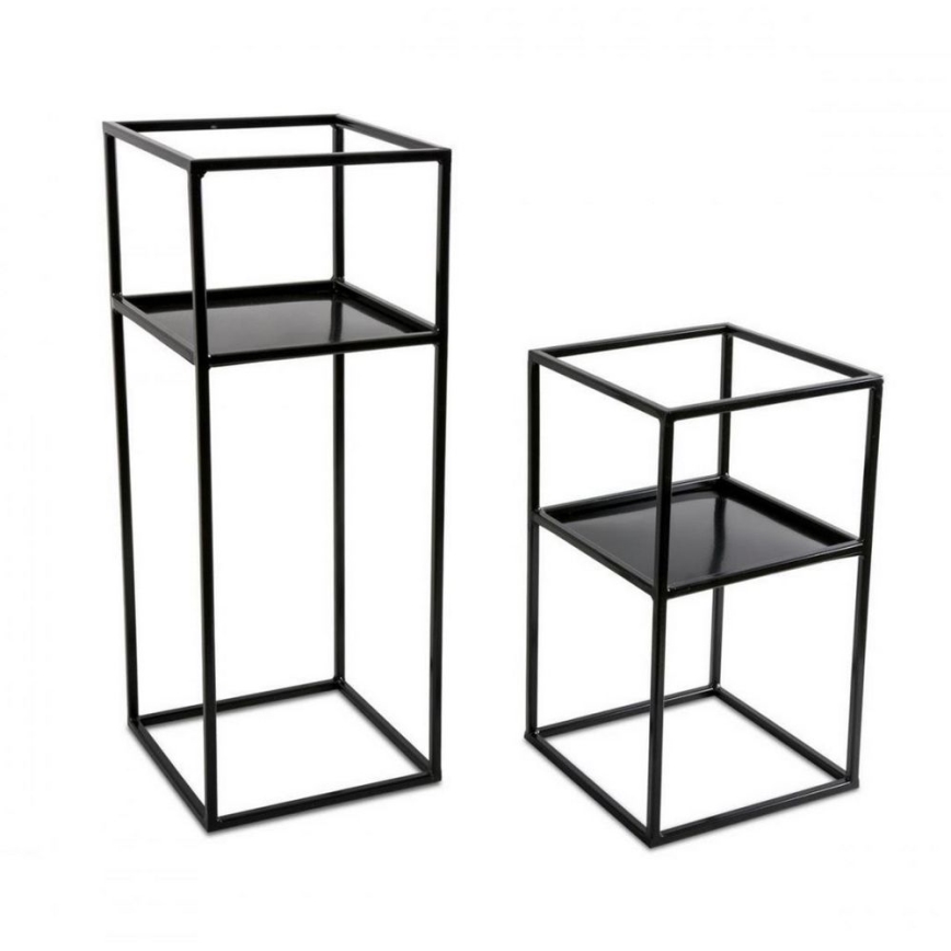 Puķu statīvs 40x24 melns