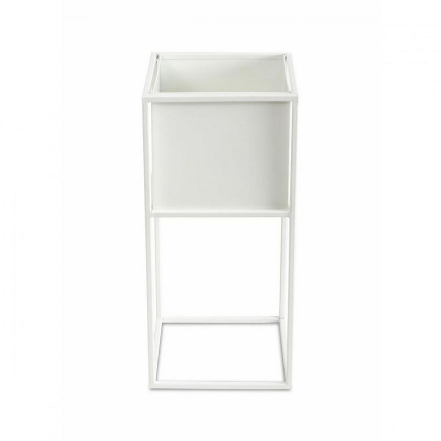 Puķu statīvs 50x24 cm balts