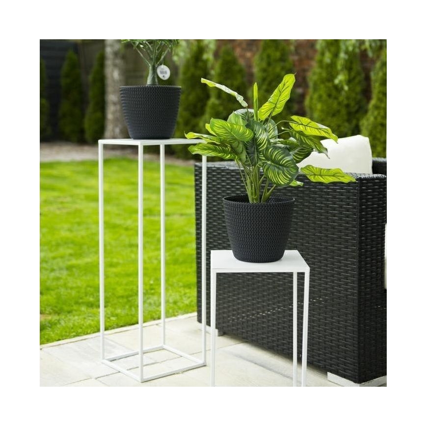 Puķu statīvs 70x24 cm balts